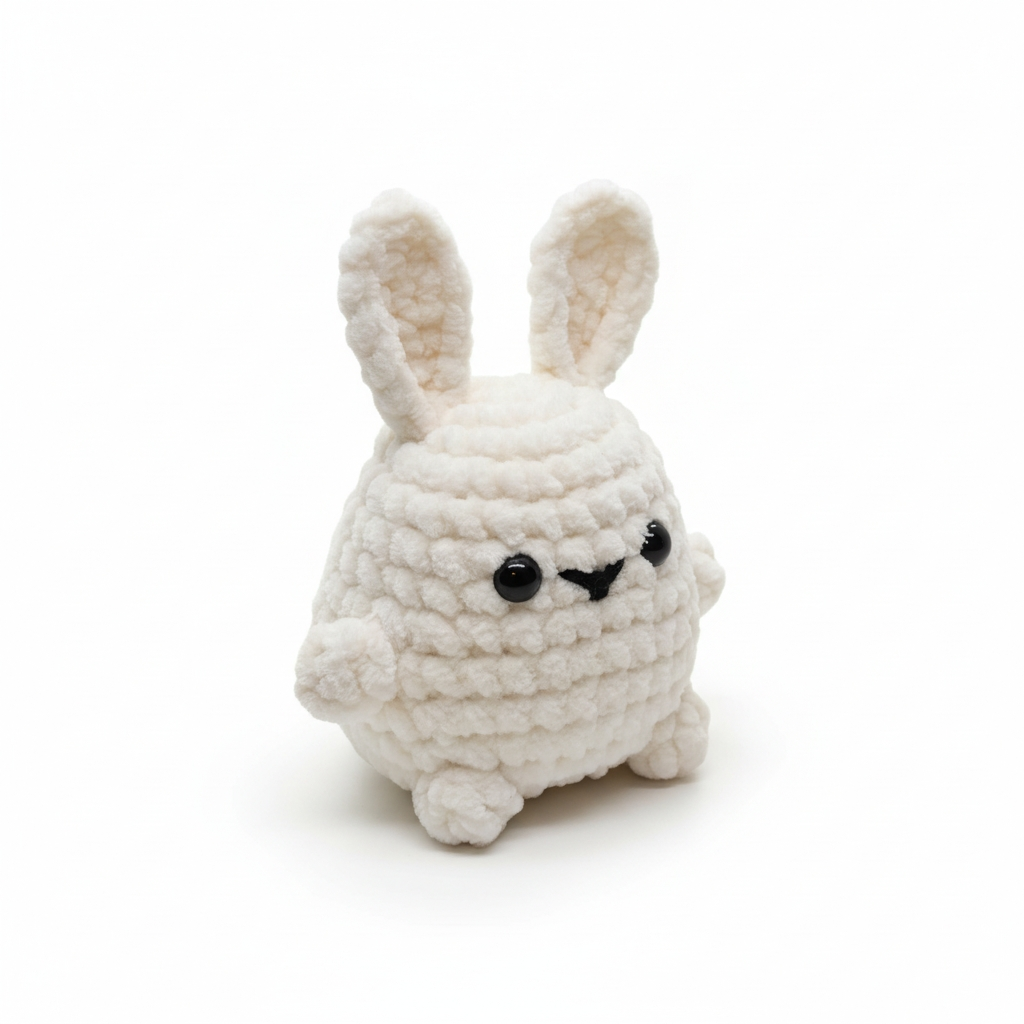 Cute Bunny Amigurumi - Handmade Crochet PLush Toy
